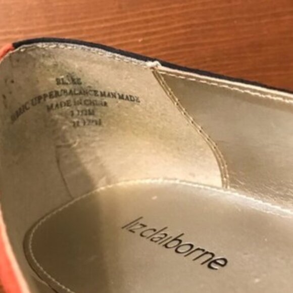 Liz Claiborne “Blake” suede color block flat shoe size 7.5 - Picture 8 of 10